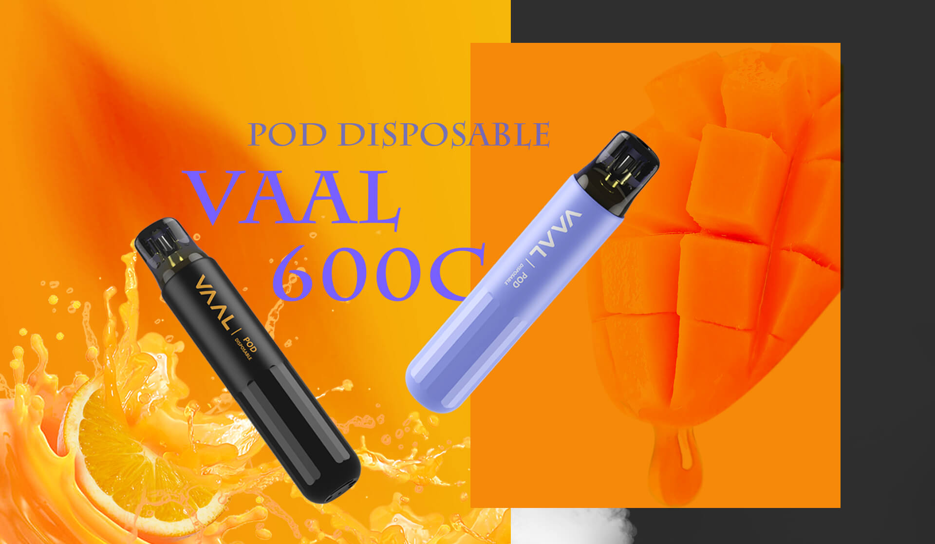 Indulge in satisfying vaping sessions with the Vaal 600C's 1.8ohm mesh coil, producing voluminous clouds and delectable flavor.